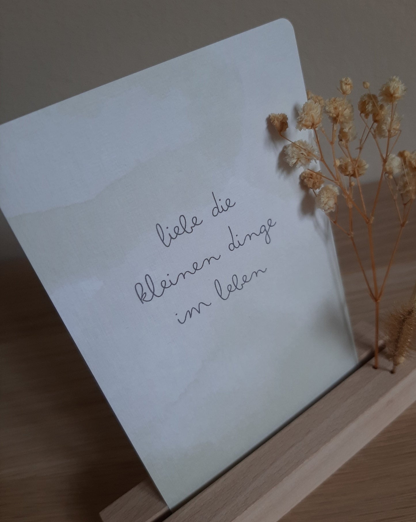 Postkarte - Kleine Dinge im Leben
