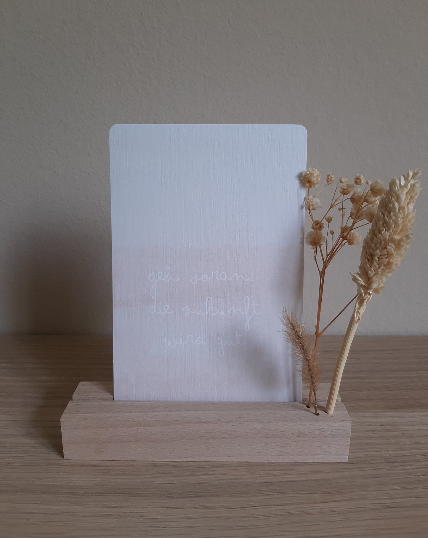 Postkarte - Geh voran