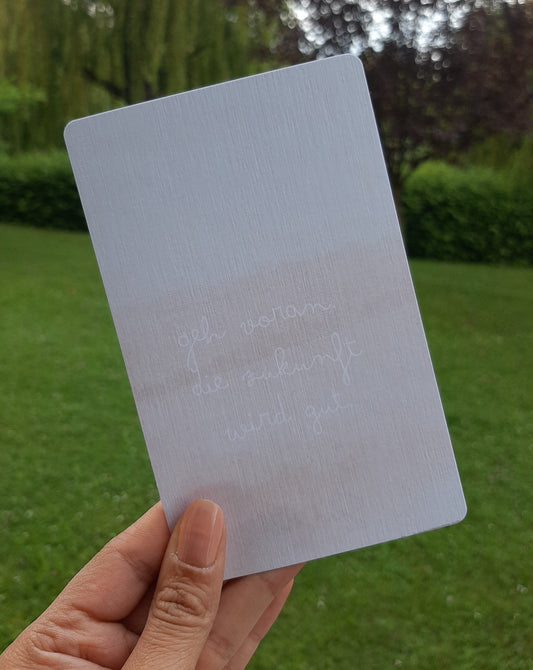 Postkarte - Geh voran