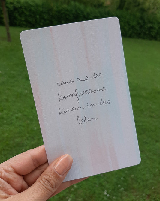 Postkarte - Kleine Dinge im Leben