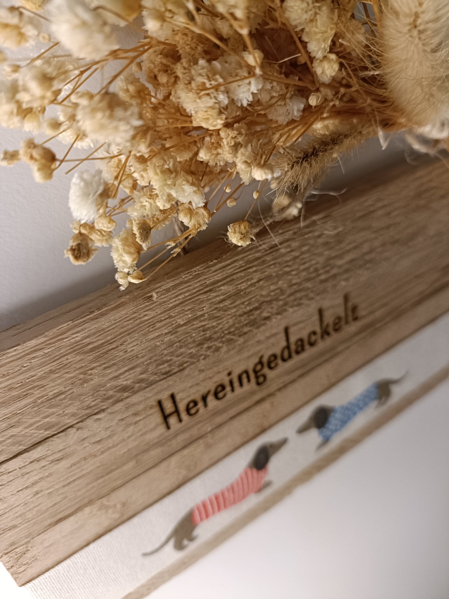 Türschild - Hereingedackelt